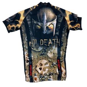 Warrior Till Death Bicycle CYCLING Jersey. Size 5/M